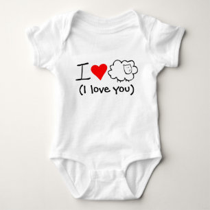 T-shirts Eu amo a ovelha (você