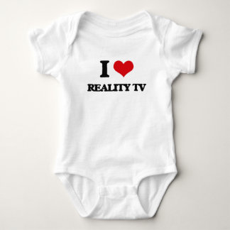 T-shirts Eu amo a tevê da realidade