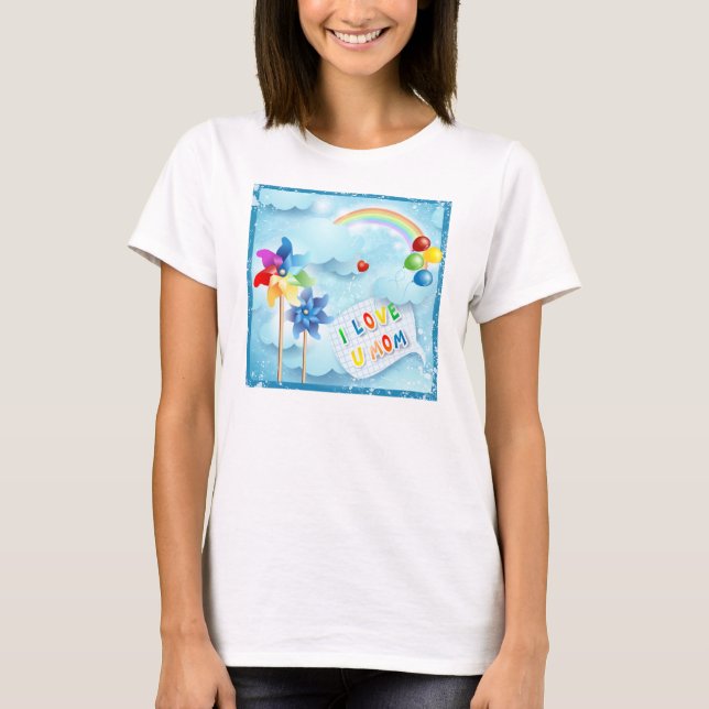 T-shirts Eu amo a tua mãe (Frente)