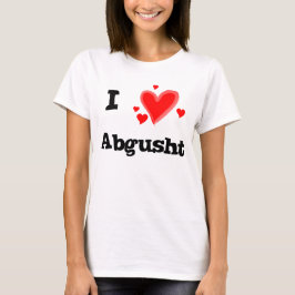 T-shirts Eu amo Abgusht Sopa Persa de Carne