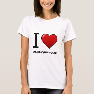 T-SHIRTS EU AMO ALBUQUERQUE, NANÔMETRO - NEW MEXICO