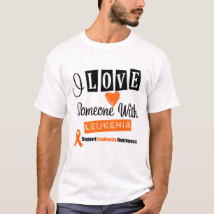T-shirts Eu amo alguém com leucemia