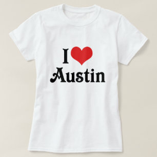 T-shirts Eu Amo Austin