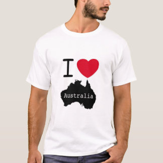 T-shirts Eu amo Austrália