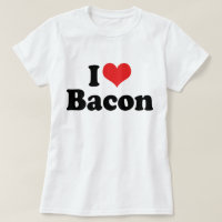 Eu Amo Bacon de Coração - Amante de Bacon
