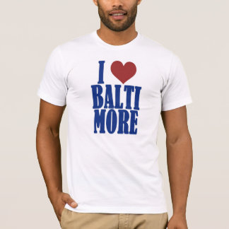 T-shirts Eu amo Baltimore