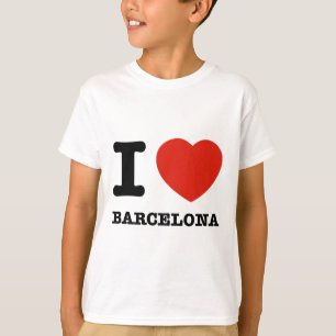 T-shirts Eu amo Barcelona