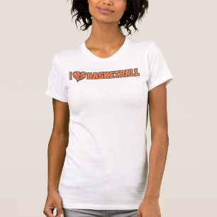 T-shirts Eu amo Basquete Amor