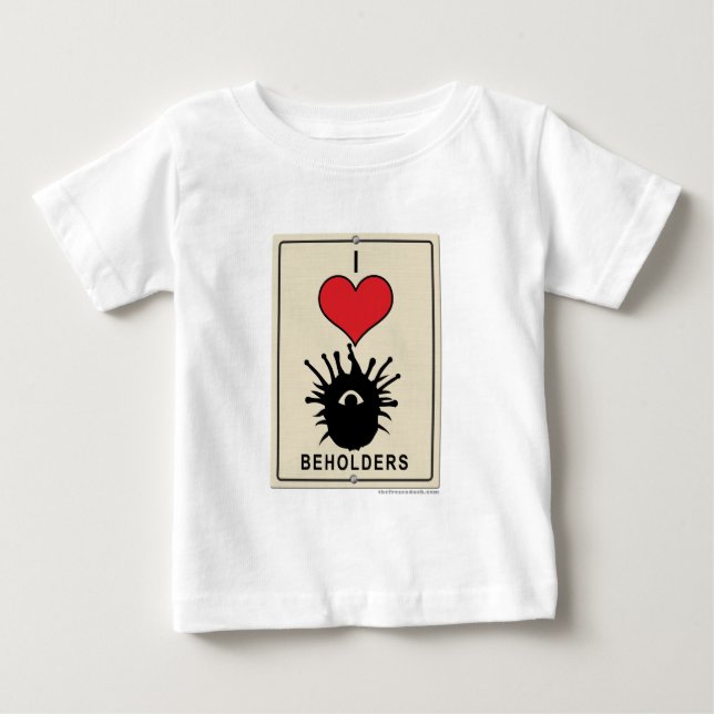 T-shirts Eu Amo Beholder (Frente)
