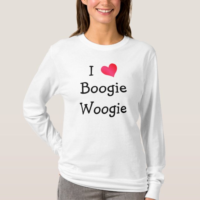 T-shirts Eu Amo Boogie Woogie (Frente)