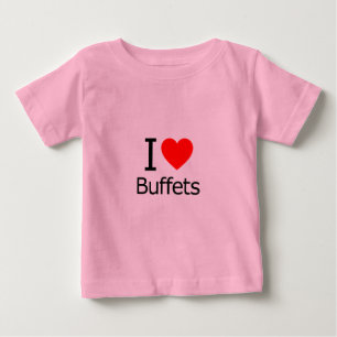 T-shirts Eu amo bufetes