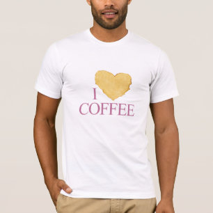 T-shirts eu amo café