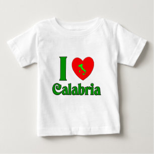 T-shirts Eu amo Calabria Italia