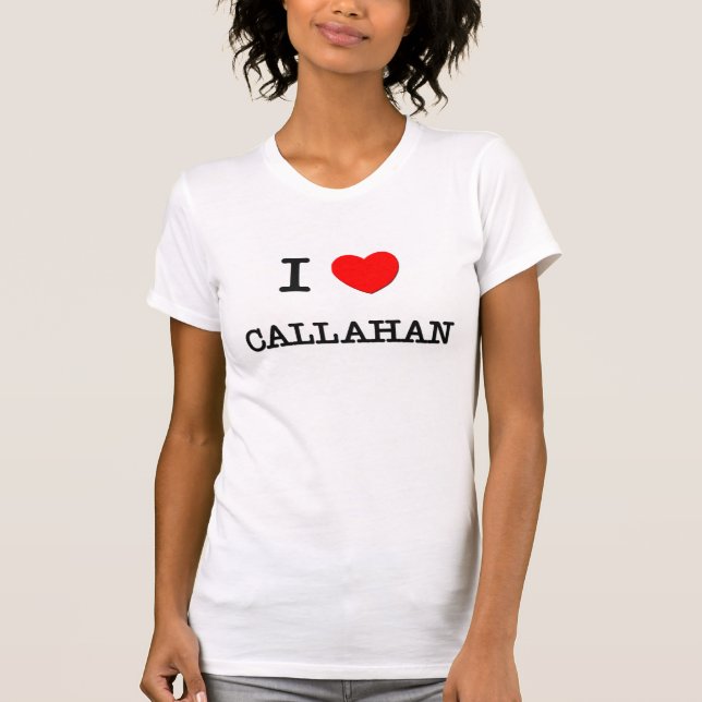 T-shirts Eu amo Callahan (Frente)