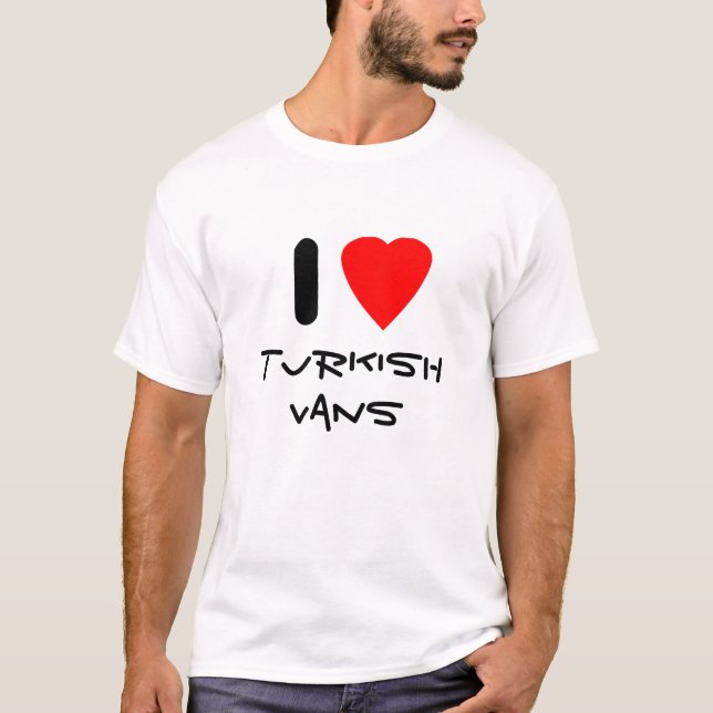 T-shirts Eu amo camionetes turcas (Frente)