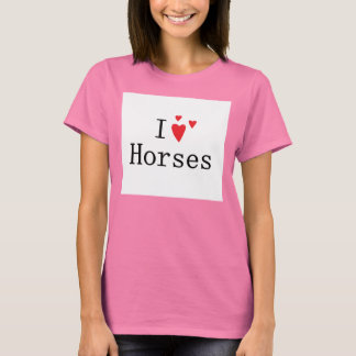 T-shirts Eu Amo Cavalos