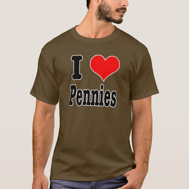 T-shirts EU AMO centavos (Frente)