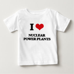 T-shirts Eu amo centrais nucleares