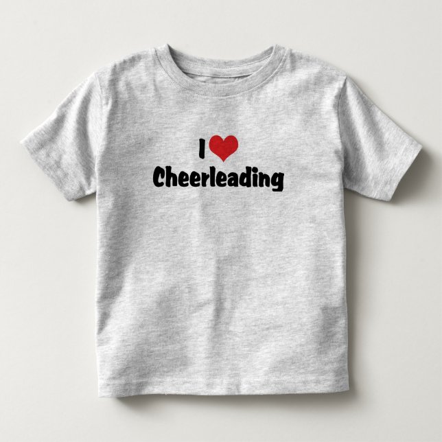 T-shirts Eu Amo Cheerleading (Frente)