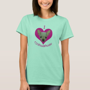 T-shirts Eu amo chihuahuas