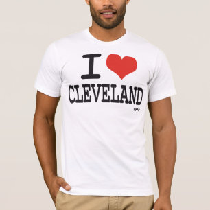 T-shirts Eu amo Cleveland