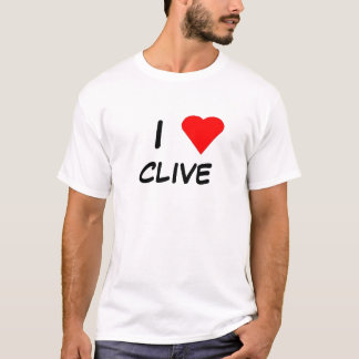 T-shirts Eu amo Clive