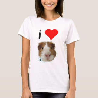 T-shirts Eu amo cobaias por tão sibilante