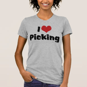 T-shirts Eu Amo Coleta de Coração - Colecionador de Bugigan