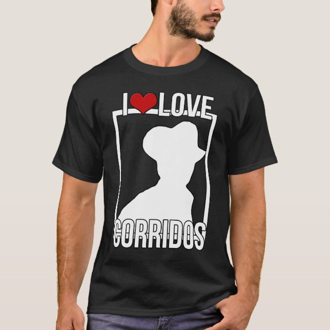 T-SHIRTS EU AMO CORRIDOS (Frente)