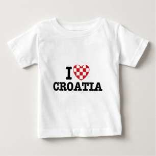 T-shirts Eu amo Croatia