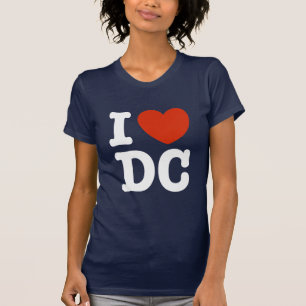 T-shirts Eu amo DC
