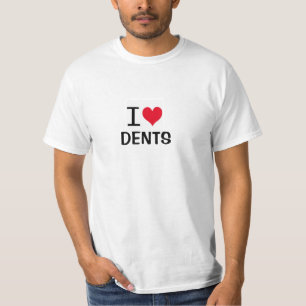 T-shirts Eu amo dentes