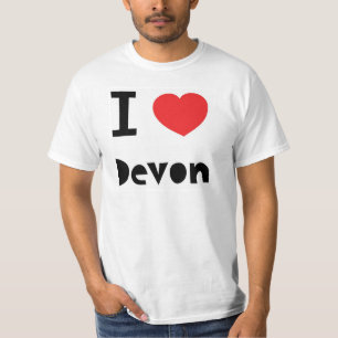 T-shirts Eu amo Devon