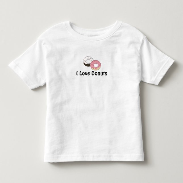 T-shirts Eu Amo Donuts (Frente)