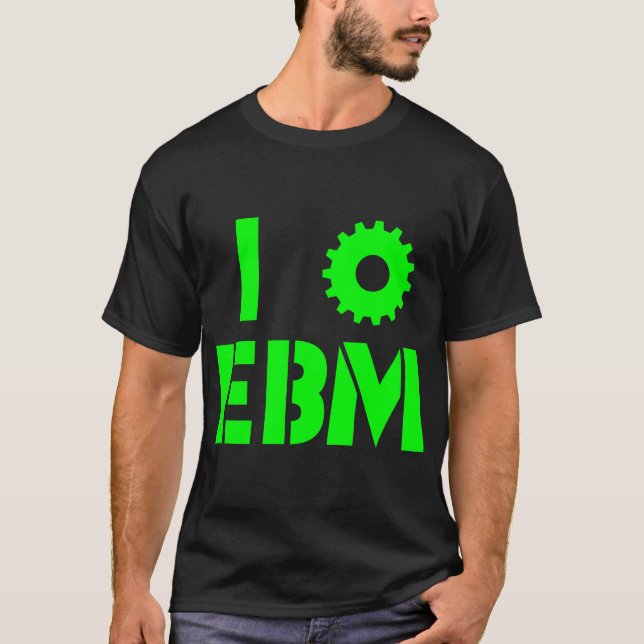 T-shirts Eu AMO EBM Verde (Frente)