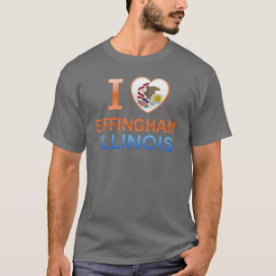 T-shirts Eu amo Effingham, IL