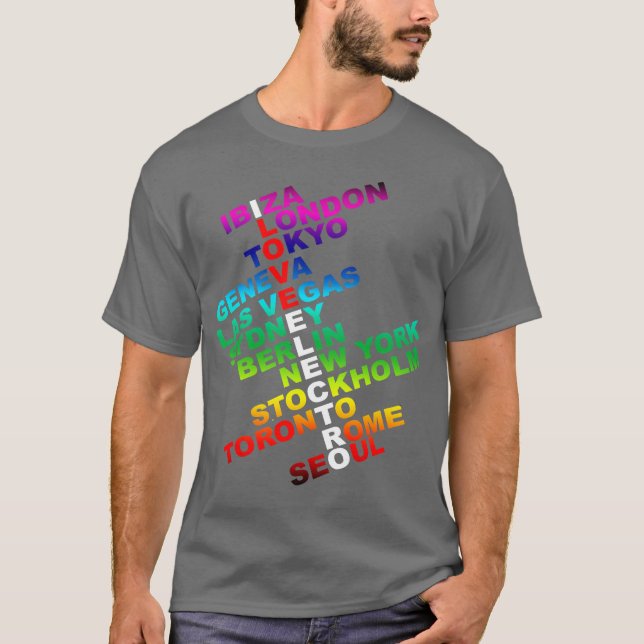 T-shirts Eu Amo Eletro World Wide (Frente)