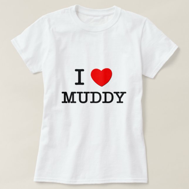 T-shirts Eu amo enlameado (Frente do Design)