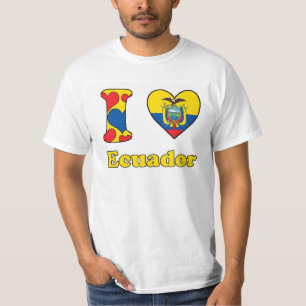 T-shirts Eu amo Equador