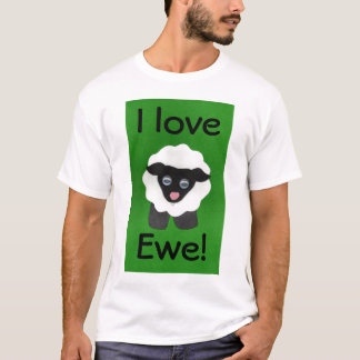 T-shirts Eu amo Ewe! Tee