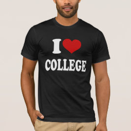 T-shirts Eu Amo Faculdade