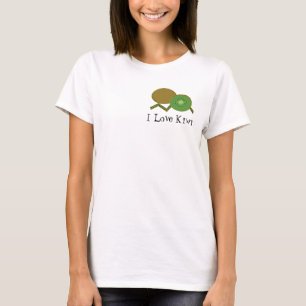 T-shirts Eu Amo Fruta Kiwi