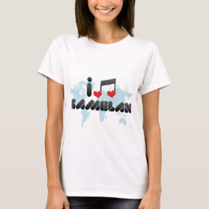T-shirts Eu amo Gamelan