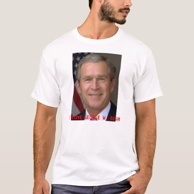 T-SHIRTS EU AMO GEORGE W. BUSH (Frente)