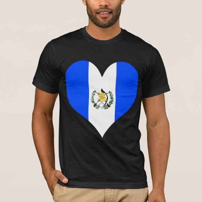 T-shirts Eu amo Guatemala (Frente)