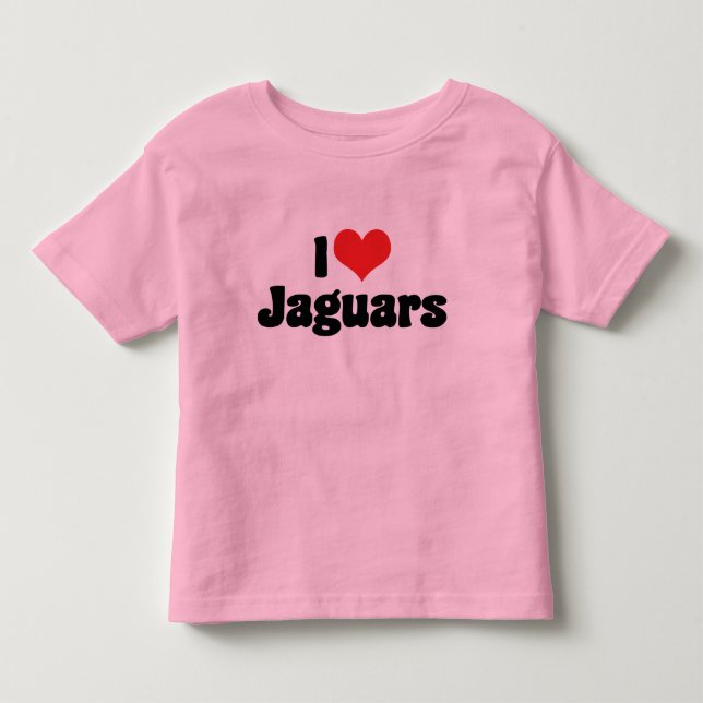 T-shirts Eu Amo Heart Jaguars (Frente)