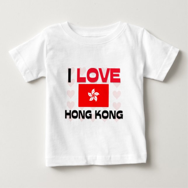 T-shirts Eu Amo Hong Kong (Frente)