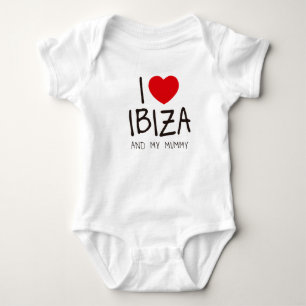 T-shirts Eu amo Ibiza e minha mamã