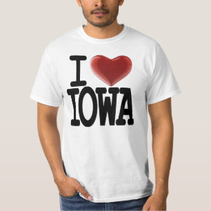 T-shirts Eu amo IOWA