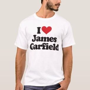 T-shirts Eu amo James Garfield